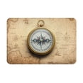 thumbnail image 2 of Uemuo Magnetic Old Compass On World Map Printed Door Mat Indoor Doormat 16"x24",Front Back Door Mats Non Slip Entrance Rugs,Inside Doormats for Entryway, 2 of 9