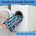thumbnail image 5 of Quick-Dry Dog Pee Pads, Washable Reusable Potty Pads with High Absorbency for Puppies, 24" x35" (Texture/leopard /Geometry), 5 of 8