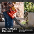 thumbnail image 4 of Sun Joe 6-Amp 155 mph Corded Electric Handheld Leaf Blower, Light-Duty Lawn Tool, Red, 4 of 11