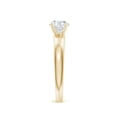 thumbnail image 3 of ANGARA Lab Grown Prong-Set Diamond Engagement Ring for Women in 14K Yellow Gold (Size-5.9mm| Color-F-G| Clarity-VS) | April Birthstone, Anniversary, Jewelry Gift for Women | Lab-Grown Diamond Ring, 3 of 8