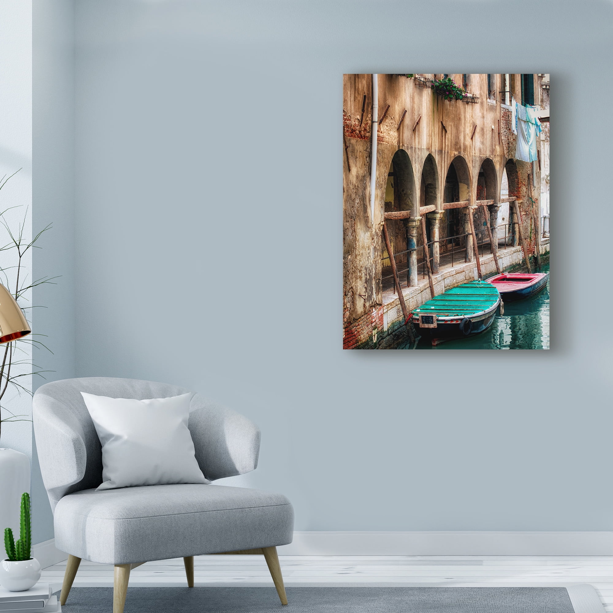 Trademark Fine Art 'Hanging Laundry' Canvas Art by Danny Head