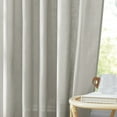 thumbnail image 3 of StangH Natural Linen Semi Sheer Curtains 96 inches Long, Breathable Linen Weave Light Filtering Sheer Drapes for Living Room Patio Sliding Glass Door, Light Grey, W55 x L96, 2 Panels, 3 of 7