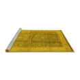 thumbnail image 2 of Ahgly Company Machine Washable Indoor Rectangle Oriental Yellow Traditional Area Rugs, 7' x 10', 2 of 4