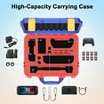 thumbnail image 6 of Rechale Hard Carrying Case for Nintendo Switch 2, Professional Deluxe IP67 Waterproof Travel Case with Soft Lining, Large Capacity Storage for Console, Pro Controller & Accessories(Red & Blue), 6 of 8