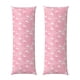 thumbnail image 1 of Balery Pink Flamingos and Flowers Funda Protectora para Almohada Corporal de Algodón Hipoalergénico con Cierre(55 x 21 pulgadas), Almohadas No Incluidas, 1 of 7
