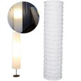 thumbnail image 1 of CHUANK 39” Minimalist White Floor Lamp with White Shade, 1 of 6