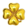 thumbnail image 4 of BalsaCircle 10 Gold 15" Clover Mylar Foil Plain Balloons Wedding Decorations, 4 of 6