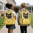 thumbnail image 4 of DISNIMO Lemon Cat Print Large Capacity School Backpack with Multi Compartments & Side Pockets, Durable Bookbag for Elementary & Middle School Students Daily Use Travel, 4 of 7