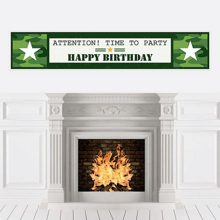 Camo Hero Army Military Camouflage Birthday Party Decorations