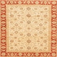 thumbnail image 1 of Ahgly Company Machine Washable Indoor Square Abstract Pumpkin Orange Area Rugs, 6' Square, 1 of 7