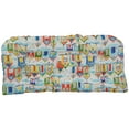 thumbnail image 3 of 42-inch by 19-inch U-Shaped Patterned Spun Polyester Tufted Settee/Bench Cushion 93180-LS-JO17-02, 3 of 3