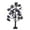 C, variant on Sylvtty 24 Inches Halloween Tree with Light LED Glowing Tree with Ghost/Pimpkin/Eyeball Light for Indoor Home Table Decor