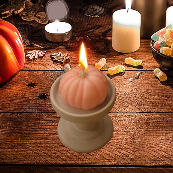YIMWNYI Halloween Pumpkin Scented Candle, Aromatherapy Decor, Fragrant Candle for Home, Unique Halloween Decoration, Handcrafted Pumpkin Candle, Holiday Gift Idea