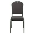 thumbnail image 5 of Flash Furniture Hercules Series Adult Size Crown Back Stacking Banquet Chairs, Set of 4, Gray, 5 of 15