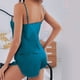thumbnail image 3 of Conjunto de pijama de satén de 2 piezas para mujer - Camisola y pantalones cortos - Verano - Poliéster - S-XL - Sexy/Casual, 3 of 5
