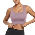thumbnail image 2 of WHEANG Sports Bras for Women Yoga Beauty Sports Bra with Removable Pads High Support Workout Top Shockproof Running Athletic Vest Bra for Gym Fitness Activewear Size XL Pink, 2 of 4