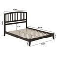 thumbnail image 7 of AFI Richmond Queen Low Profile Wood Platform Bed, Espresso, 7 of 7