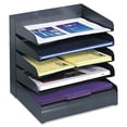 thumbnail image 3 of Safco Slanted Shelves Steel Desk Tray Sorter 5 Tier(s) - Desktop - Black - Steel - 1Each, 3 of 3
