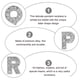 thumbnail image 3 of 26 cuentas de aleación con letras de diamantes de imitación para pulseras, 3 of 6