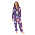 thumbnail image 2 of FORMRS Onesies Pajama for Adults Unisex Hoodie Winter Jumpsuit One Piece Sleepwear, Sizes S-2XL, Candy Cosmic Swirls, 2 of 7