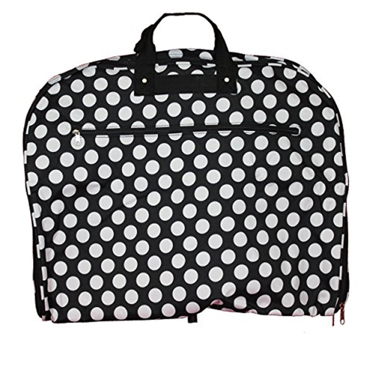 World Traveler 40-inch Hanging Garment Bag-Black White Dot One Size 