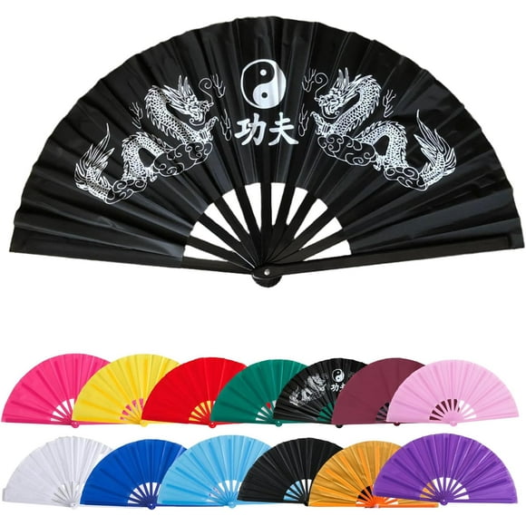 Tingzi Large Clacking Fans for Line Dancing, Clack Fans for Line Dancing, Snap, for Popping Fan, Foldable Line Dance
