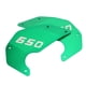 thumbnail image 3 of 2 piezas de placa de panel de marco de cubierta lateral de motocicleta de repuesto para Kawasaki Vulcan S 650 2015‑2021Verde, 3 of 20