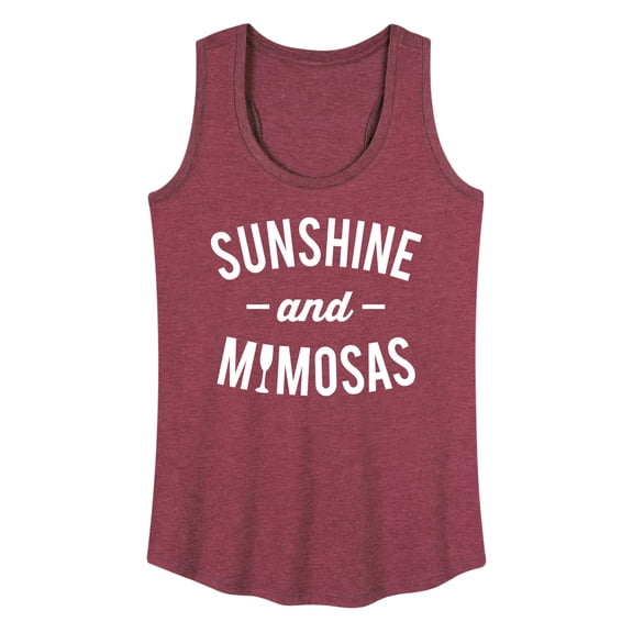 Instant Message - Sunshine and Mimosas Graphic Racerback Tank