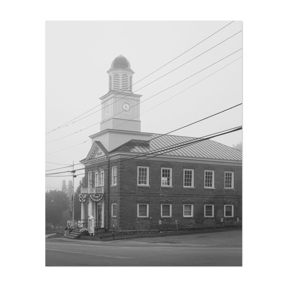 St Armand Supervisor's Office 02 B&W - New York Photography Unframed Wall Art Print 8 x 10 inches
