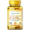 Nature's Bounty Vitamin E-100% 1000 IU Natural 100 softgels 1 ea