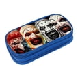 thumbnail image 4 of Terrifier Pencil Case Durable Pen Carrying Case Lightweight Pencil Bag Pouch Box Organizer Pencase Blue, 4 of 8