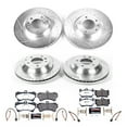 thumbnail image 3 of PowerStop Front and Rear Z26 Street Warrior Carbon-Fiber Ceramic Brake Pad and Drilled and Slotted Rotor Kit Fits: AUDI PORSCHE VOLKSWAGEN Select Models K4500-26, 3 of 9