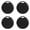 Black 4PCS, variant on No Subscription Vehicle Tracker, 2-Year Battery GPS Device for Cars, Bikes and Luggage, Apple Find My Enabled, Waterproof Hidden Tracking with No Monthly Fees 2PCS