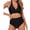 Black, variant on MSJUHEG Push Up Bathing Suits for Women,Summer Bikinis,Full Coverage Swimsuits for Women,Bralette Bikini Set,Ruched Tankini Tops for Women,High Waisted Swimsuits for Women, Army Green L