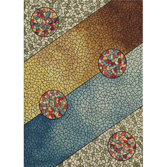 Ahgly Company Machine Washable Indoor Rectangle Transitional Bakers Brown Area Rugs, 7' x 10'