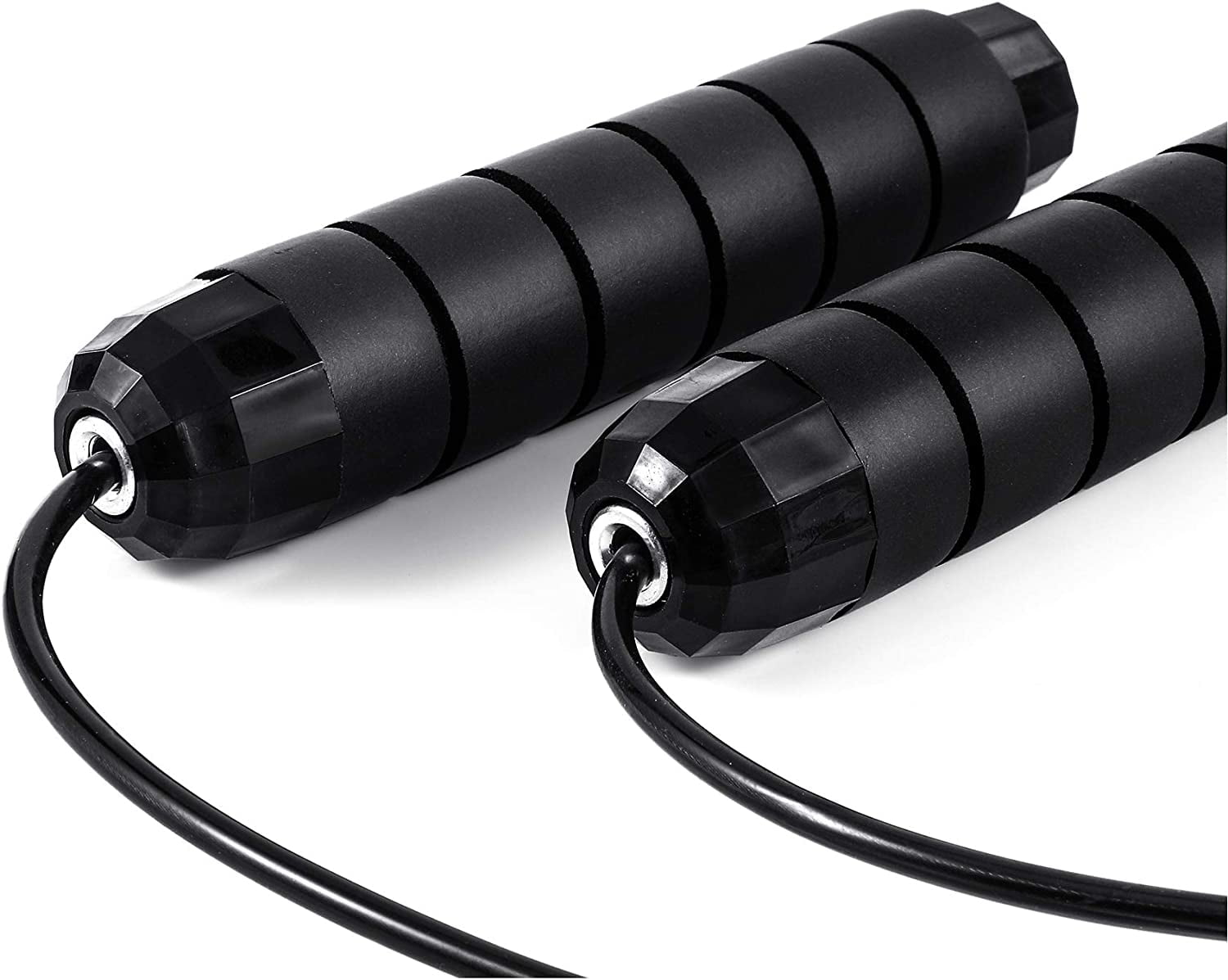 Adjustable Jump Rope with Ball Bearings, Tangle-Free Speed Rope for Cardio Fitness, Home Gym School Workout