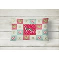 thumbnail image 2 of Carolines Treasures CK5668PW1216 Oriental Shorthair 2 Cat Love Canvas Fabric Decorative Pillow, Red, 12H x16W,, 2 of 3