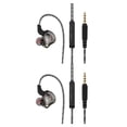 thumbnail image 2 of Auriculares con cable Seitruly 96dB 3,5mm conector cubierta de silicona gancho para la oreja auriculares internos, 2 of 6