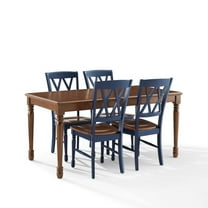 Crosley Furniture Shelby 5-Piece Traditional Dining Table Set for 4, Dinner Tables with Kitchen Chairs
