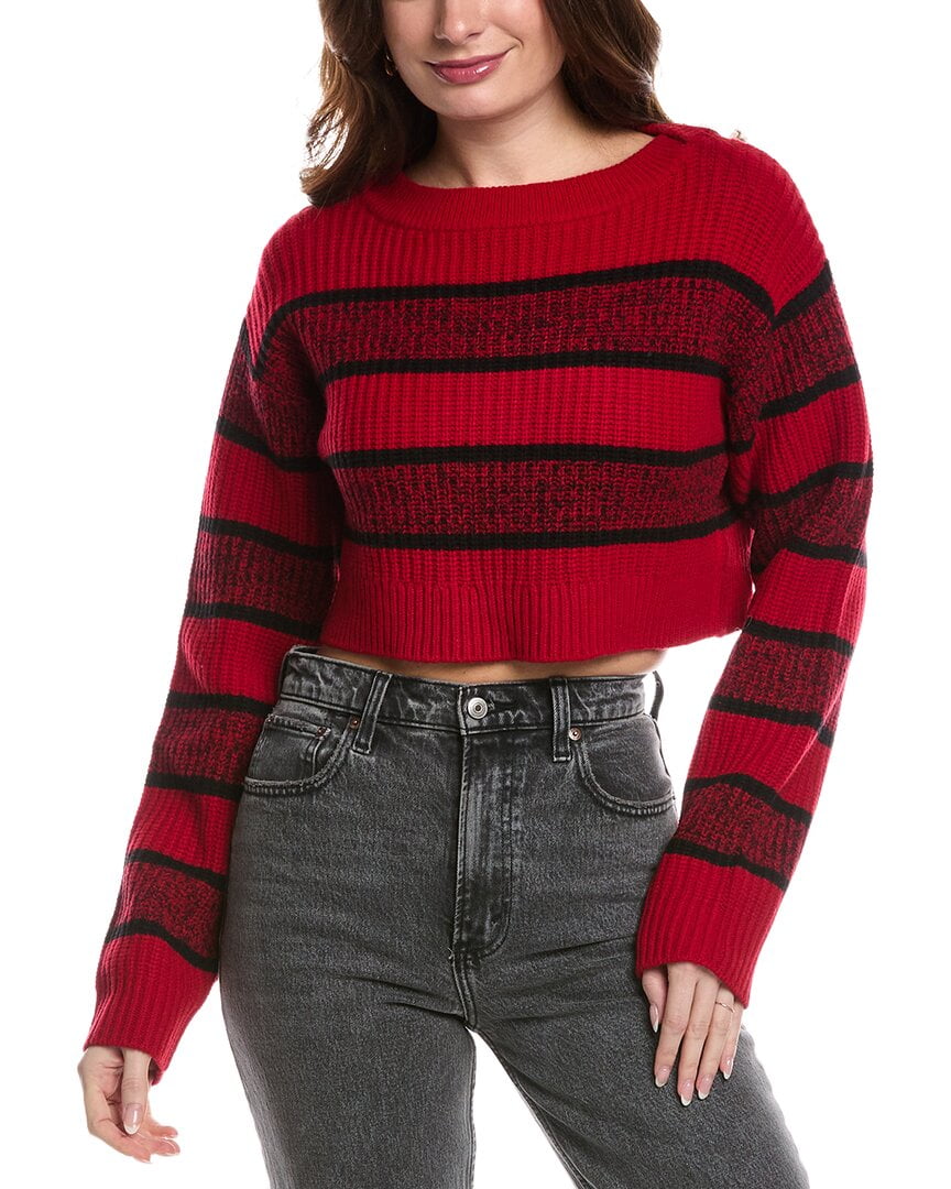 Women's Open Knit Sweater - LASCANA - Black Solid 12/14