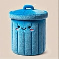 thumbnail image 5 of New cute trash can plush toy doll doll pen holder gift home decoration (Yellow,22cm), 5 of 6