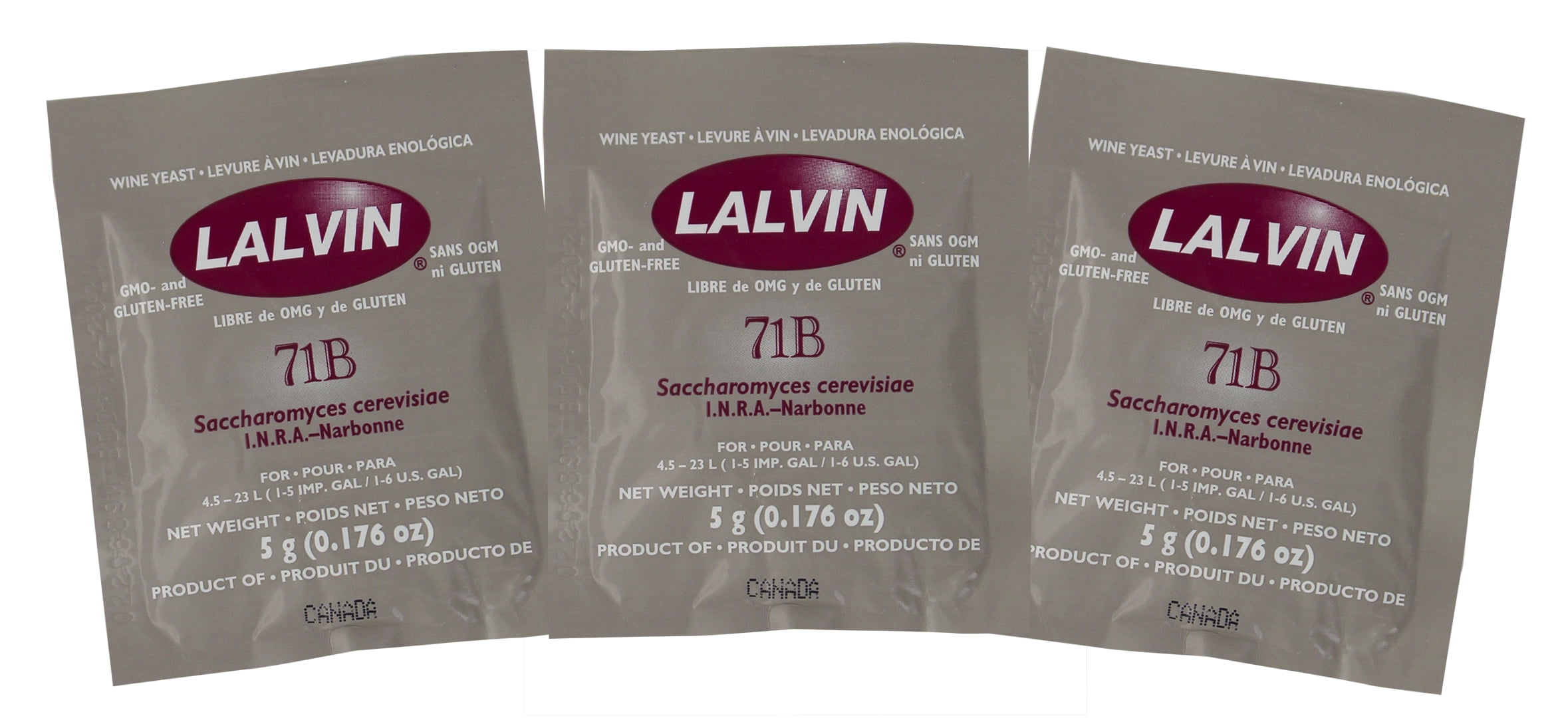 Lalvin 71B-1122 Yeast (Тhree Pаck)