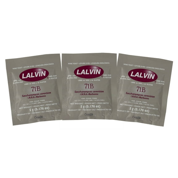 Lalvin 71B-1122 Yeast (Тhree Pаck)