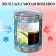thumbnail image 2 of 12oz Tumblers Blue Cartoon Unicorn Gift Balloon Cloud Vacuum Insulated Stainless Steel Travel Tumbler Cups Mug with Lid and Straw for Beer,Coffee,Beverages with Cleaning Brush for Cold Hot Drinks, 2 of 5