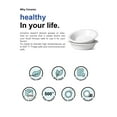 thumbnail image 4 of LE TAUCI 52 OZ Ceramic Baking Dish, 9" Pie Pan for Pumpkin Pie Chicken Pot Pie Tart Pan, White Bakeware for Christmas, 4 of 10