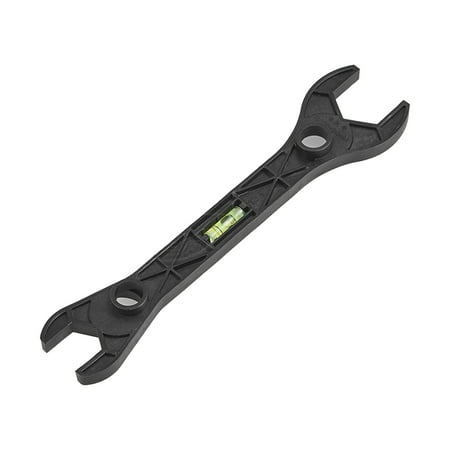 

QUSENLON Upgraded Double Headed Wrench with Bubble Level Bathroom Spanner Level Meter
