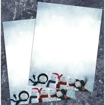 Great Papers Magical Snowmen Christmas Letterhead Multicolor 50/Pack (2021111)