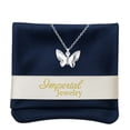 thumbnail image 3 of Collar De Mini Mariposa Con Zirconias Para Mujer Plata 925 Plateado, 3 of 5