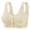 Khaki, variant on No Wire Bras for Women Baeitkot Plus-size -border Beautiful Back Front-clasp Bra Wireless and Magnetic-free -style Gathers and Prevents Sagging Minimizes Side Breast Women's Bra