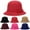 Red, variant on Fashion Women Wool Church Cloche Flapper Hat Solid Sweet Casual Lady Bucket Winter Flower Cap